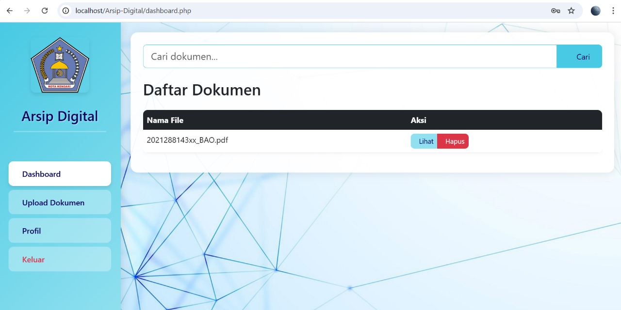 Aplikasi Arsip Digital 1